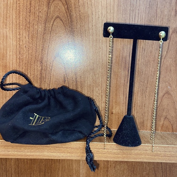 Lisa Robertson Bronze Gold Long Beaded Earrings - Picture 9 of 13